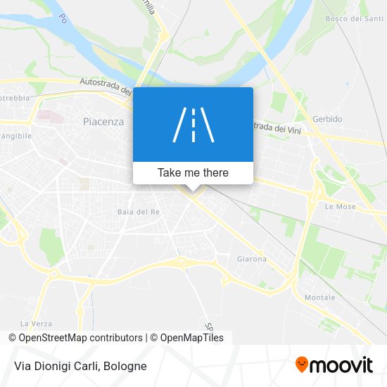Via Dionigi Carli map