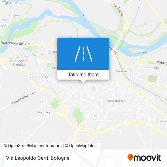 Via Leopoldo Cerri map