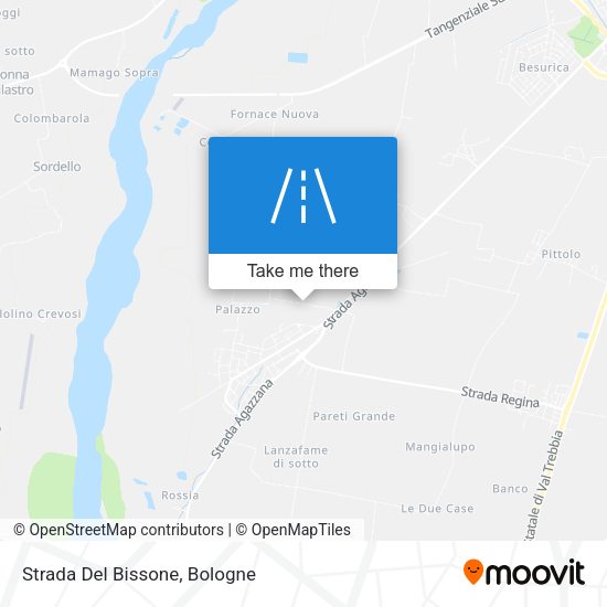 Strada Del Bissone map