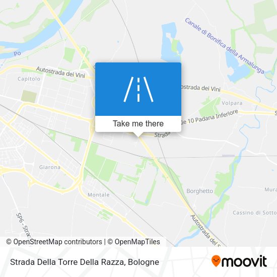 Strada Della Torre Della Razza map