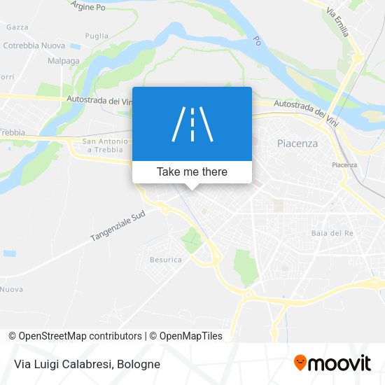 Via Luigi Calabresi map