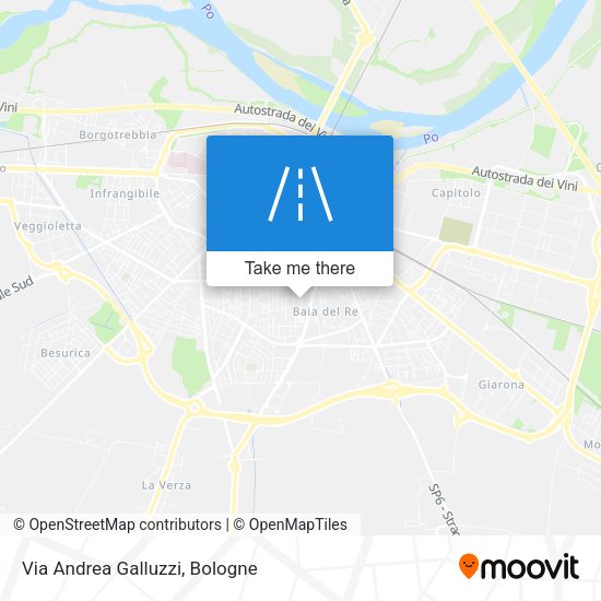 Via Andrea Galluzzi map