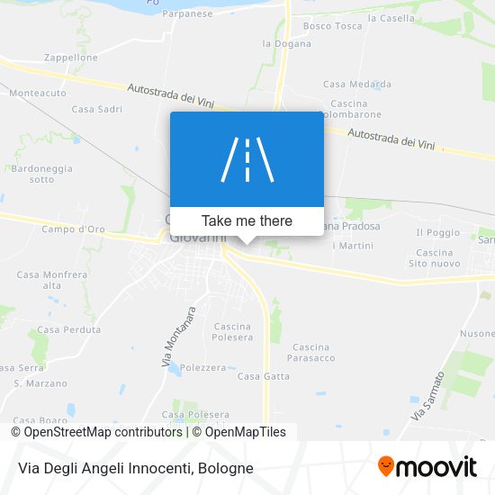 Via Degli Angeli Innocenti map