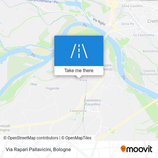 Via Rapari Pallavicini map