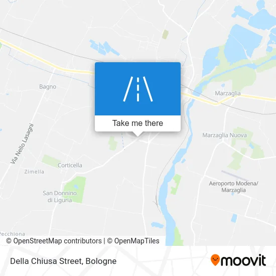 Della Chiusa Street map