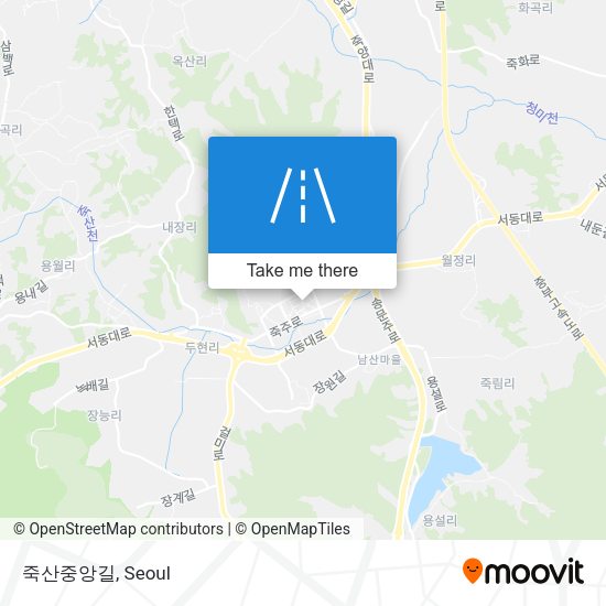 죽산중앙길 map