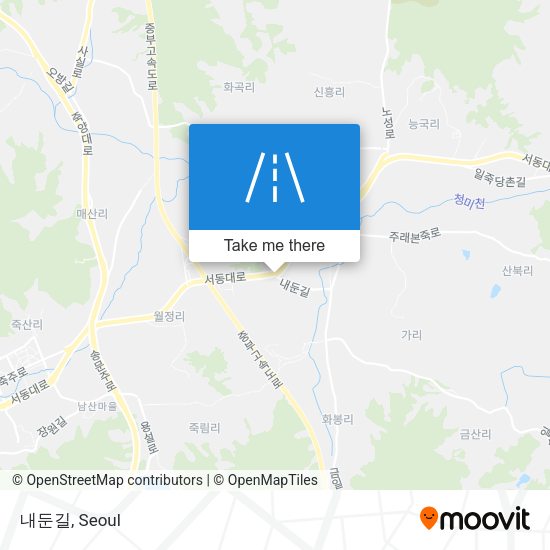 내둔길 map