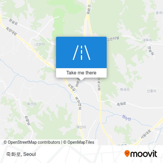 죽화로 map