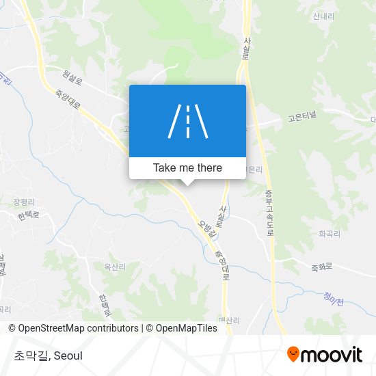 초막길 map