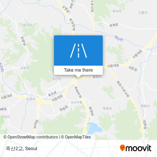 죽산2교 map