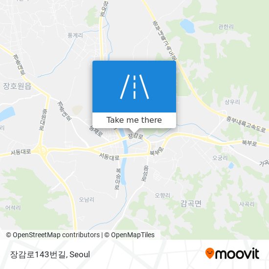 장감로143번길 map