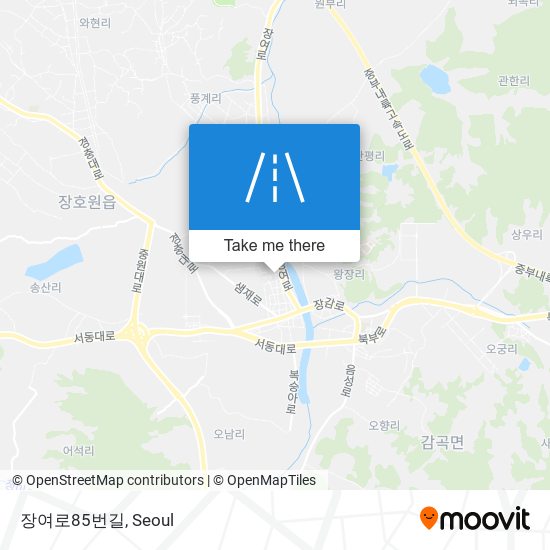 장여로85번길 map