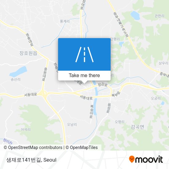 샘재로141번길 map