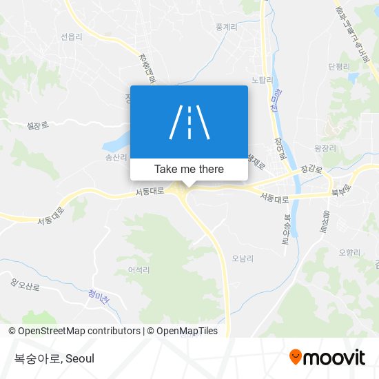 복숭아로 map