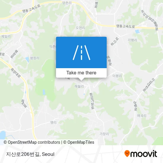 지산로206번길 map