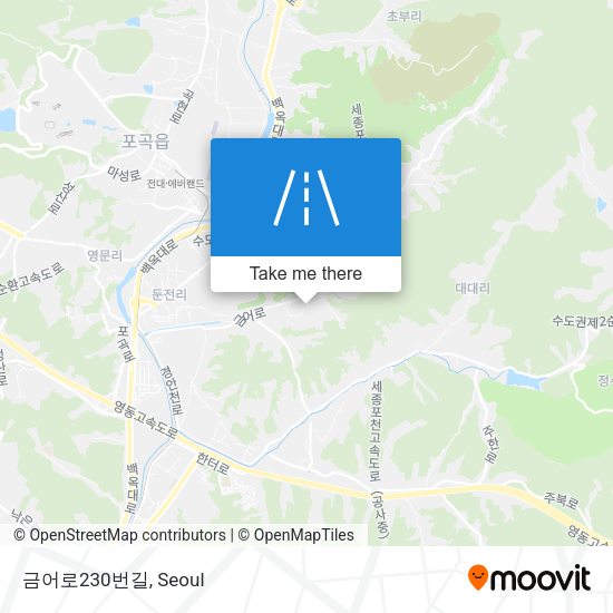 금어로230번길 map