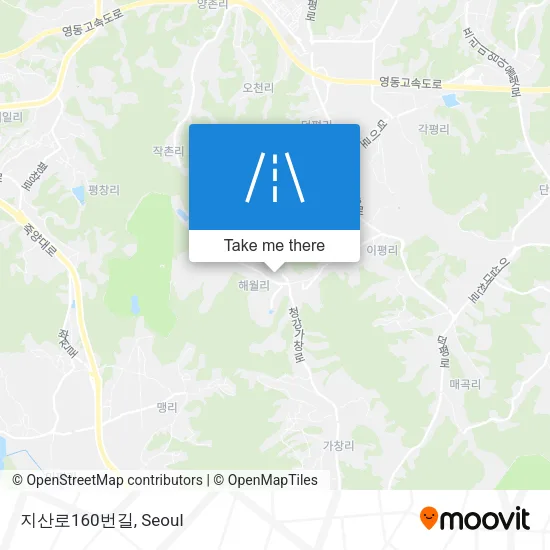 지산로160번길 map