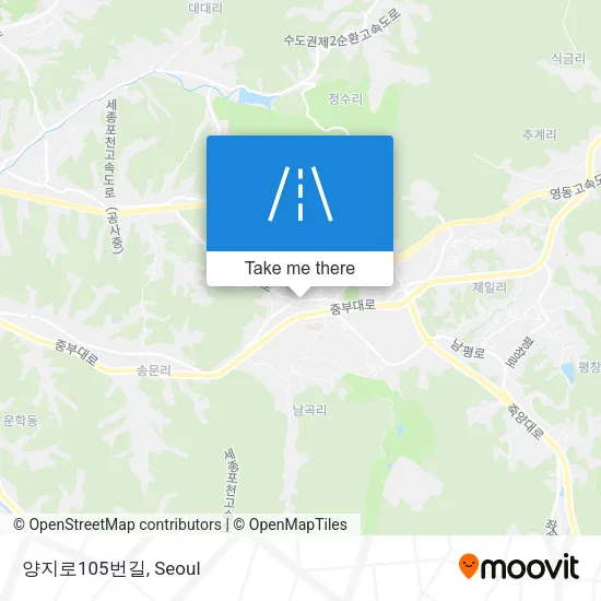 양지로105번길 map