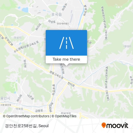 경안천로258번길 map