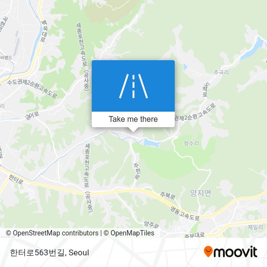 한터로563번길 map