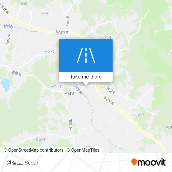 원설로 map