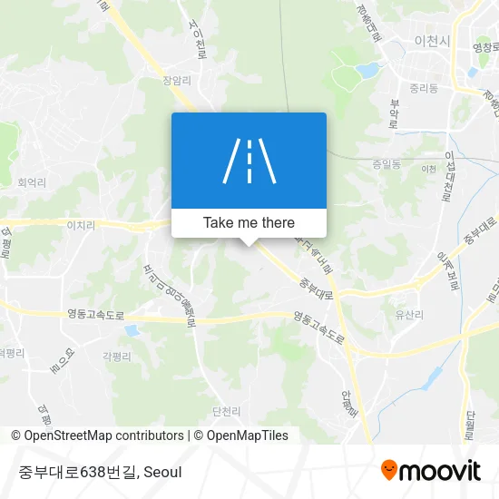 중부대로638번길 map