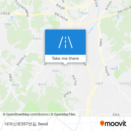 대덕산로207번길 map