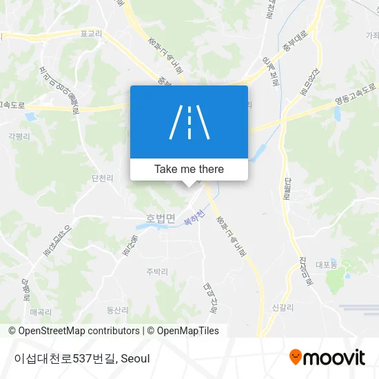 이섭대천로537번길 map