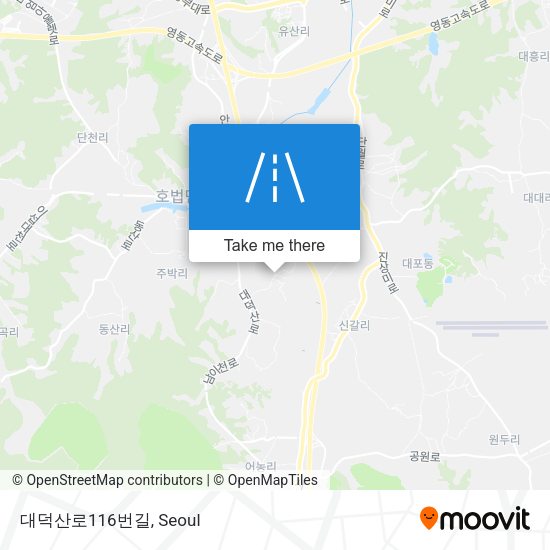 대덕산로116번길 map