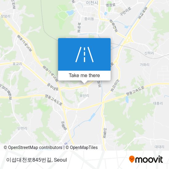 이섭대천로845번길 map