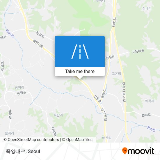 죽양대로 map