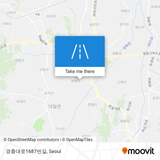 경충대로1687번길 map