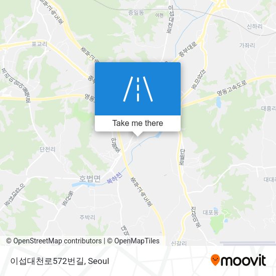 이섭대천로572번길 map