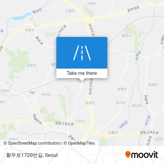 황무로1720번길 map