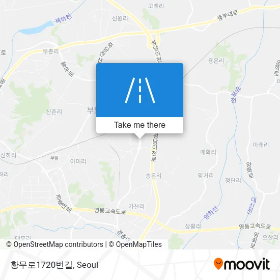 황무로1720번길 map