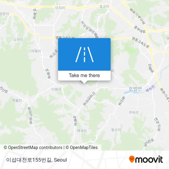 이섭대천로155번길 map