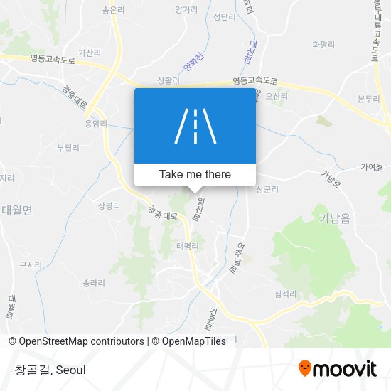 창골길 map