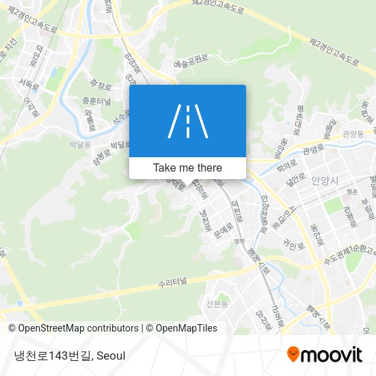 냉천로143번길 map