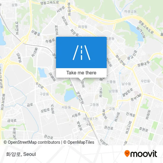 화양로 map