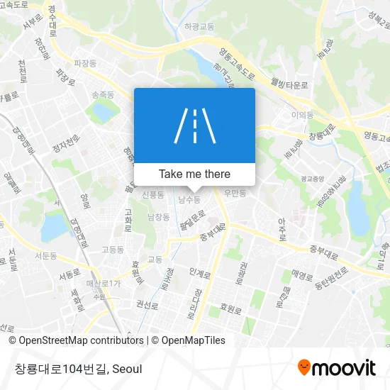 창룡대로104번길 map