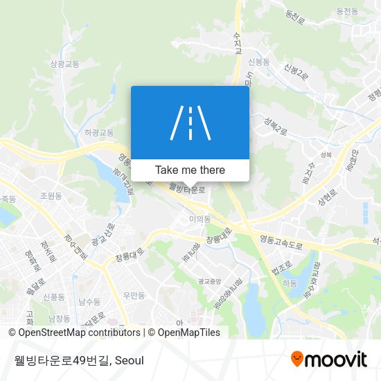 웰빙타운로49번길 map