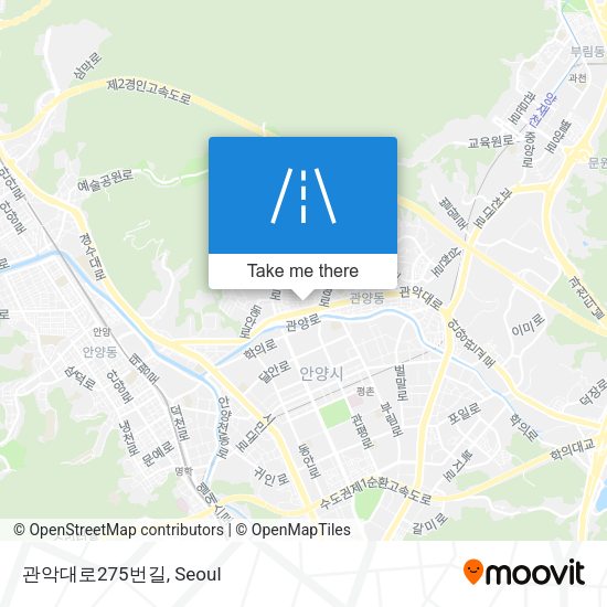 관악대로275번길 map