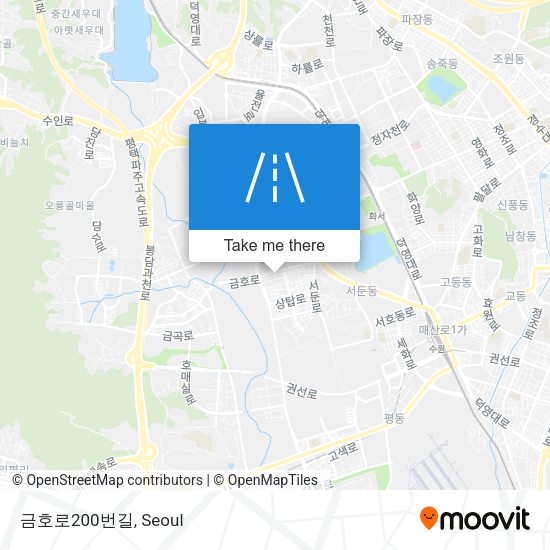 금호로200번길 map