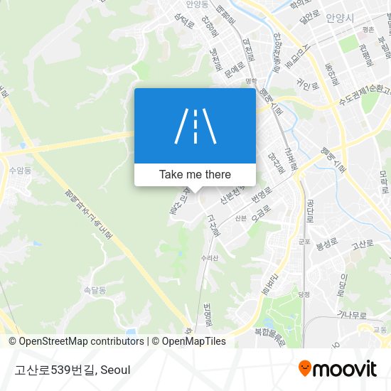 고산로539번길 map