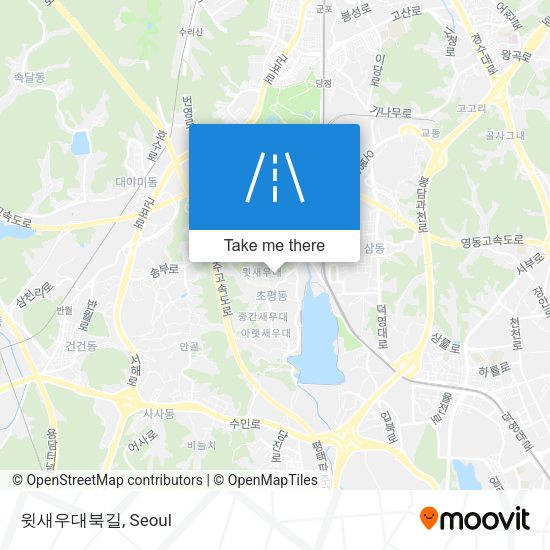 윗새우대북길 map