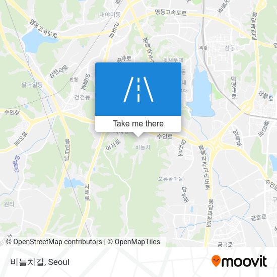 비늘치길 map