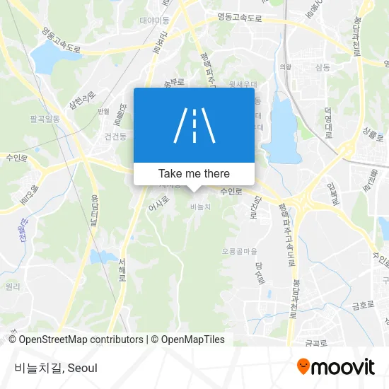 비늘치길 map