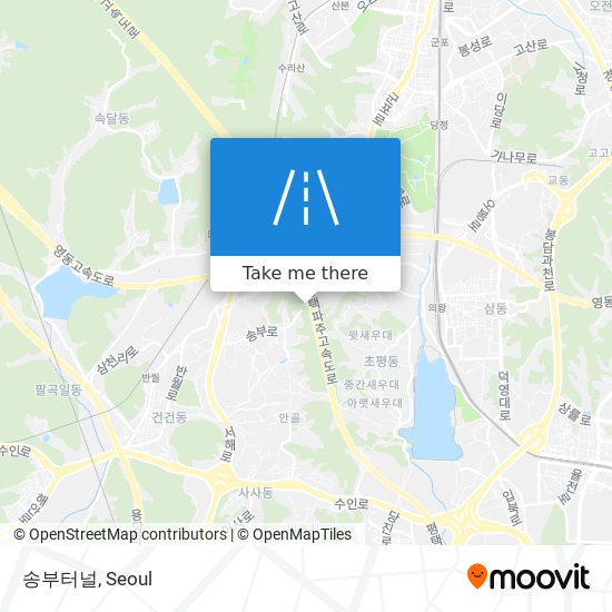 송부터널 map