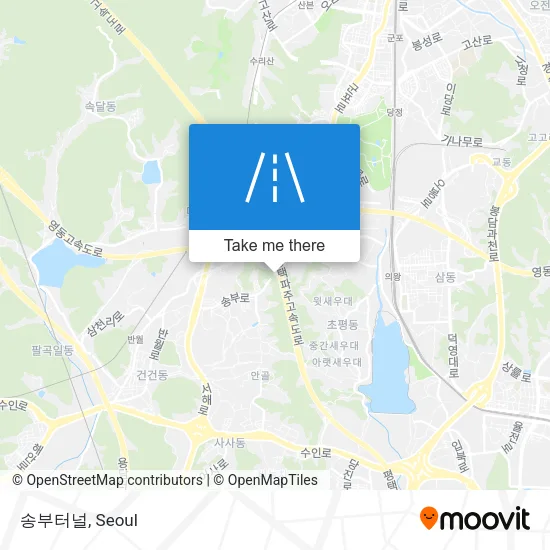 송부터널 map