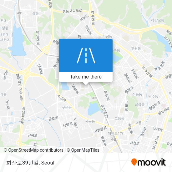 화산로39번길 map